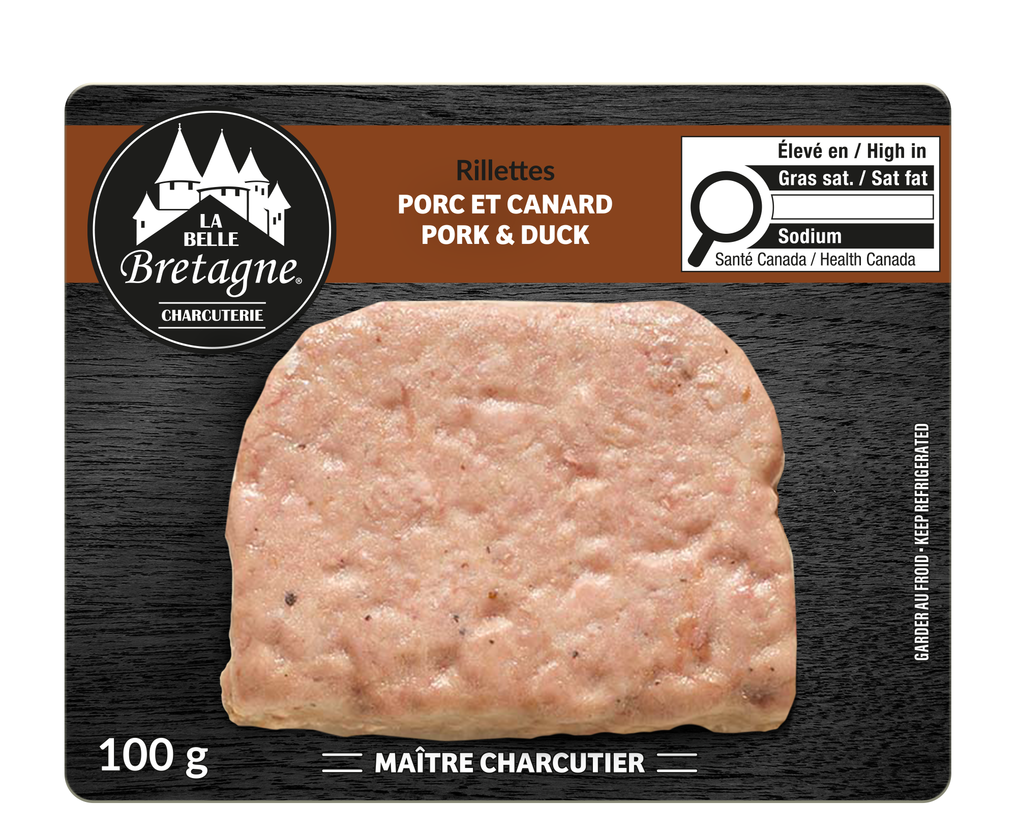 Rillettes porc et canard, pork and duck