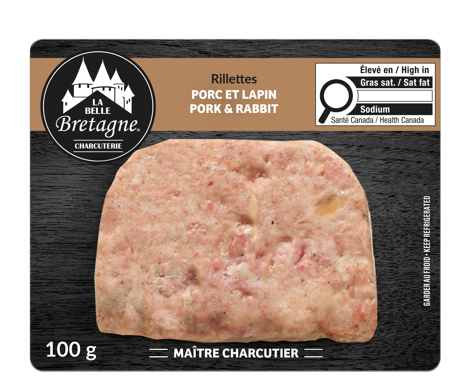 Rillettes de porc et lapin, pork and rabbit