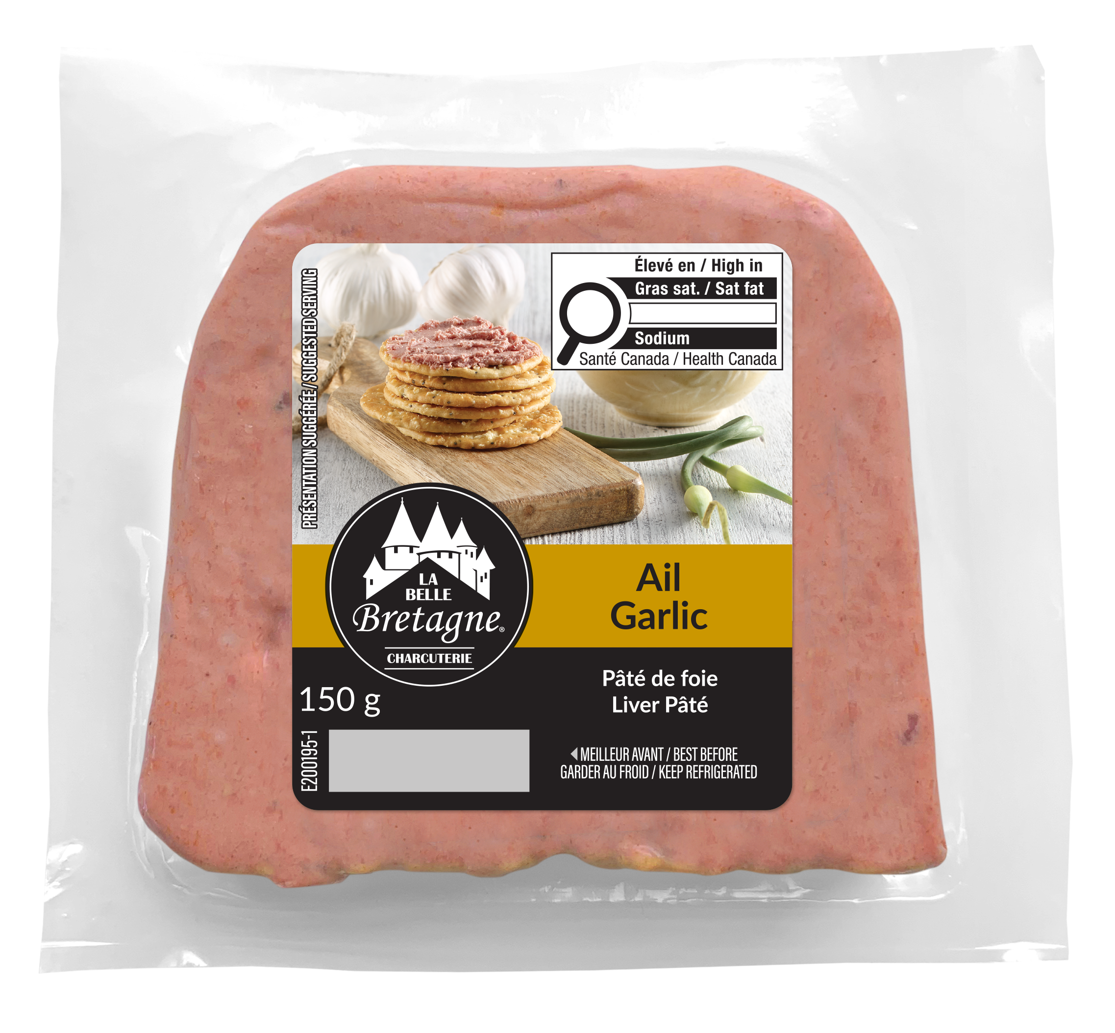 Pâté de foie à l'ail - Garlic liver paté